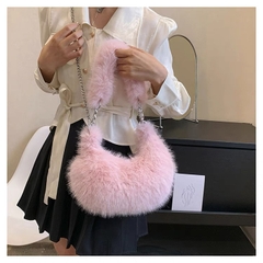 Túi Lông Đeo Vai Đeo Chéo Nữ - Giỏ Xách Kẹp Nách Mona - tt231009