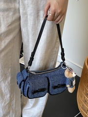 Túi Xách Bò Cá Tính - Đeo Chéo - Đeo Vai 2 Ngăn Nhỏ - tt250825