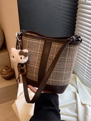 Túi Xách Kẻ Caro- Đeo Chéo - Vintage -tt250858