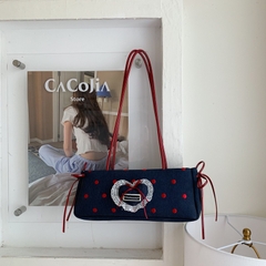 Túi Kẹp Nách Xinh Xắn Họa Tiết Phối Chấm Bi - tt250926