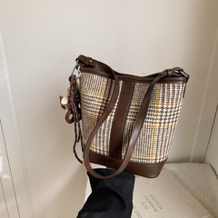 Túi Xách Kẻ Caro- Đeo Chéo - Vintage -tt250858