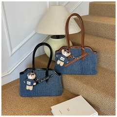 Túi Đeo Vai - Xách Tay Màu Bò Phối Nâu Size To - tt250936