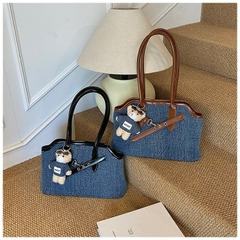 Túi Đeo Vai - Xách Tay Màu Bò Phối Nâu Size To - tt250936