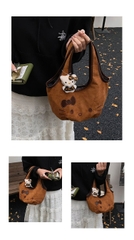 Túi Da Lộn Size Vừa Mang Thoải Mái Cả Ngày - tt251278