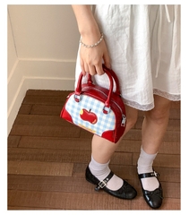 Túi Xách Đeo Chéo Cầm Tay Họa Tiết Quả Cherry Caro - tt250701