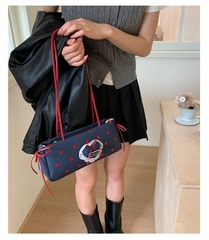 Túi Kẹp Nách Xinh Xắn Họa Tiết Phối Chấm Bi - tt250926