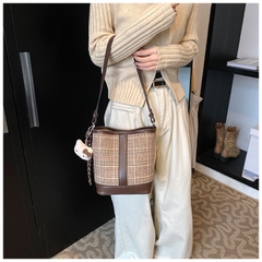 Túi Xách Kẻ Caro- Đeo Chéo - Vintage -tt250858