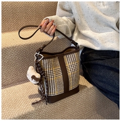 Túi Xách Kẻ Caro- Đeo Chéo - Vintage -tt250858