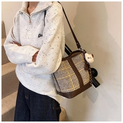 Túi Xách Kẻ Caro- Đeo Chéo - Vintage -tt250858