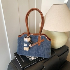 Túi Đeo Vai - Xách Tay Màu Bò Phối Nâu Size To - tt250936