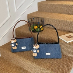 Túi bò trơn phối nâu cực chất – Đi học, đi làm đều hợp - 250932