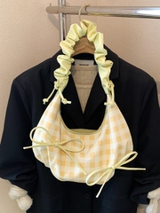 Túi Đeo Vai Đeo Chéo Dây Rút Kẻ Caro Nhiều Màu - tt250817