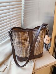 Túi Xách Kẻ Caro- Đeo Chéo - Vintage -tt250858