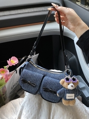 Túi Xách Bò Cá Tính - Đeo Chéo - Đeo Vai 2 Ngăn Nhỏ - tt250825