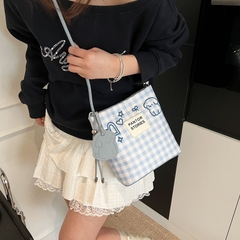 Túi Đeo Chéo Nữ Kẻ Caro Cho Mùa Hè - Giỏ Xách Đeo Vai Mona - tt250539