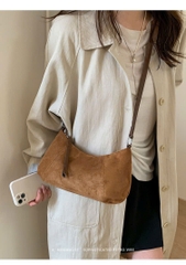 Túi Da Lộn Size Nhỏ Có Dây Đeo Phù Hợp Đi Chơi - tt251062