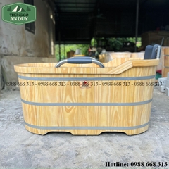 Bồn Tắm Gỗ Bọc Da Cao Cấp