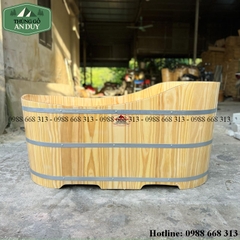 Bồn Tắm Gỗ Thông Dáng Du Thuyền