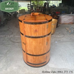 Cabin Xông Hơi Dáng Trụ Tròn