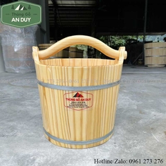 Chậu Gỗ Xách Nước