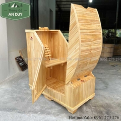 Cabin Xông Hơi Mini Gỗ Thông Nhập Khẩu
