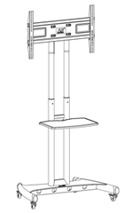Giá di động cho màn hình tương tác 75inch NB Avmount AVA1500