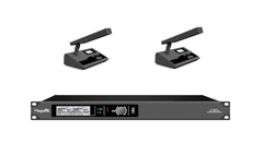 Micro không dây có điều khiển đa chức năng mạng DSP cổ ngắn (2 micro) M-DSP-T4