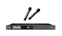 Micro không dây có điều khiển đa chức năng mạng DSP cầm tay (2 micro) M-DSP-T1
