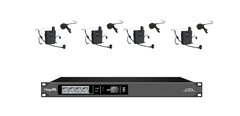 Micro không dây có điều khiển đa chức năng mạng DSP kẹp cổ áo (4 micro) M-DSP-W3