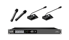 Micro không dây có điều khiển đa chức năng mạng DSP 2 micro cầm tay 2 micro cổ ngỗng (4 micro) M-DSP-W2