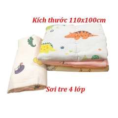 Khăn tắm sợi tre Wooji mẫu mới