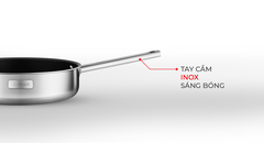 Chảo Inox 2 lớp cao cấp đáy liền Trimax XS EL 3751 size 20cm