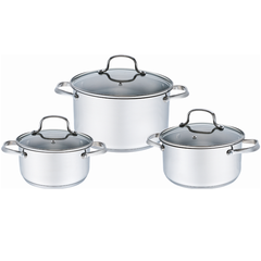 Bộ nồi inox Smartcook 3 chiếc cỡ 18,20,24 cm SM3330