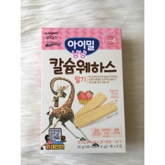 Bánh Xốp ILdong vị dâu tây 36g( 6g*6thanh)