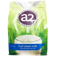 Sữa tươi dạng bột A2 nguyên kem (1kg) cho người lớn và trẻ em trên 2 tuổi