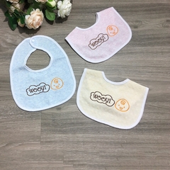 Set 3 yếm sợi tre Wooji đủ mẫu