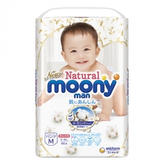 Bỉm dán Moony NATURE size M 46 miếng 5 - 10Kg