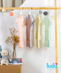 Bộ cộc tay cài vai 18-24M