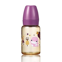 BÌNH SỮA KUKU CỔ THƯỜNG  CHO BÉ BẰNG NHỰA PPSU - 140ML