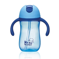 BÌNH UỐNG NƯỚC KUKU NHỰA PP 260ML (XANH)