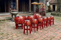 Dàn Trống Hội 15 Quả Đọi Tam – Mẫu Dàn Phổ Thông Đẹp, Âm Thanh Hào Hùng, Nhận Làm Theo Yêu Cầu