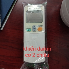 Điều khiển DAIKIN cơ 2chiều thường 1 nút cam + 1 nút xanh