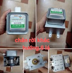 Bóng cao tần lò vi sóng 6 lá (Chân rời khác hướng)
