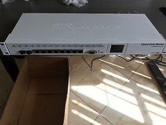 1U rackmount, 7x Gigabit Ethernet, 1x Combo port (SFP or Gigabit Ethernet), 1xSFP+ cage, 9 cores x 1.2GHz CPU,2GB RAM, LCD panel, Dual Power supplies, SmartCard slot, RouterOS L6Concurrent users: ~ 1000 users