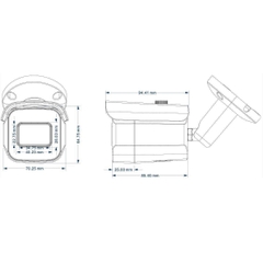 Camera IP thân trụ Huviron F-NP522/P