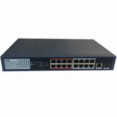 Switch PoE 16 cổng(1 cổng Uplink + 1 cổng SFP) DS-3E0318P-E/M(B)