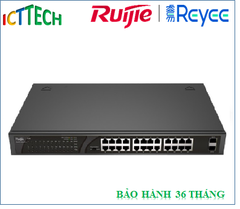 Thiết bị chuyển mạch 24 cổng 10/100/1000 unmanaged Reyee (by Ruijie), RG-ES126G-LP-L