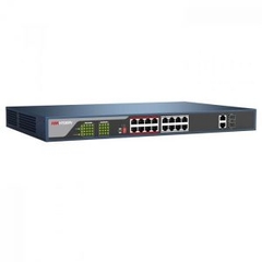 Switch PoE 16 cổng(2 cổng Uplink + 2 cổng SFP) DS-3E0318P-E(B)