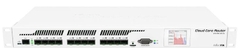 1U rackmount, 12x Gigabit Ethernet, LCD, 16 cores x 1.2GHz CPU, 2GB RAM, 17.8mpps fastpath, Up to 13 ports SFP, RouterOS L6 Concurrent users: ~ 1500 users
