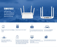 Bộ Router wifi switch Grandstream GWN7052